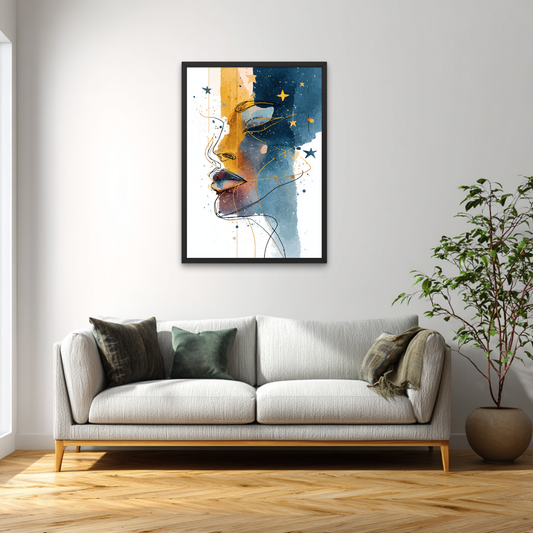 Orbit of Thoughts Minimalistic Poster