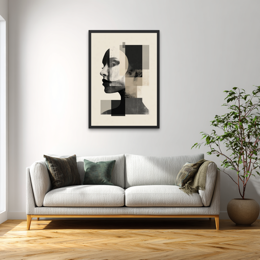 Liora Frame II Abstract Poster