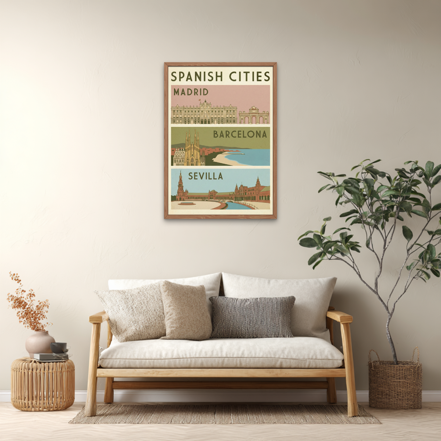 Spanish Cities Poster