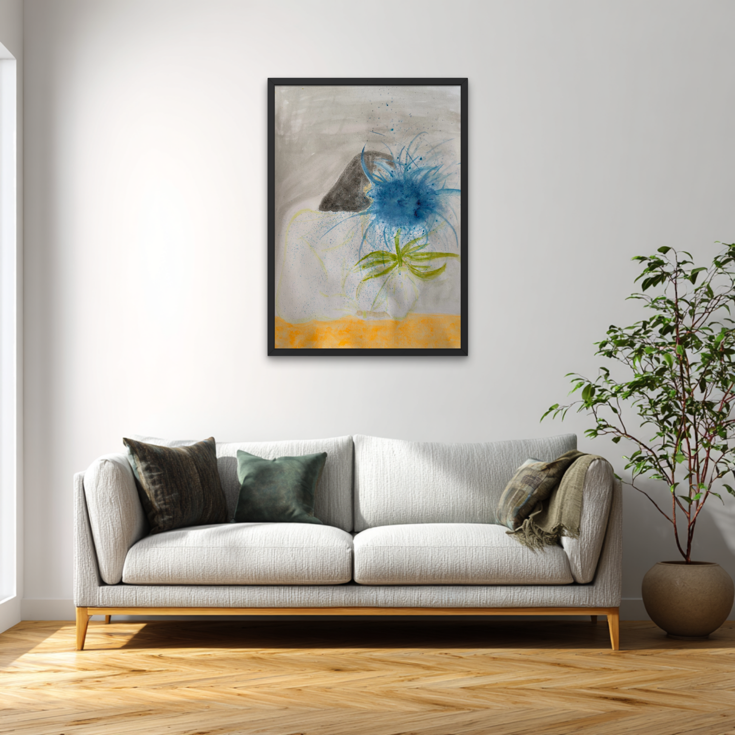 Nesxcoop - "Blüte im Sturm" Poster