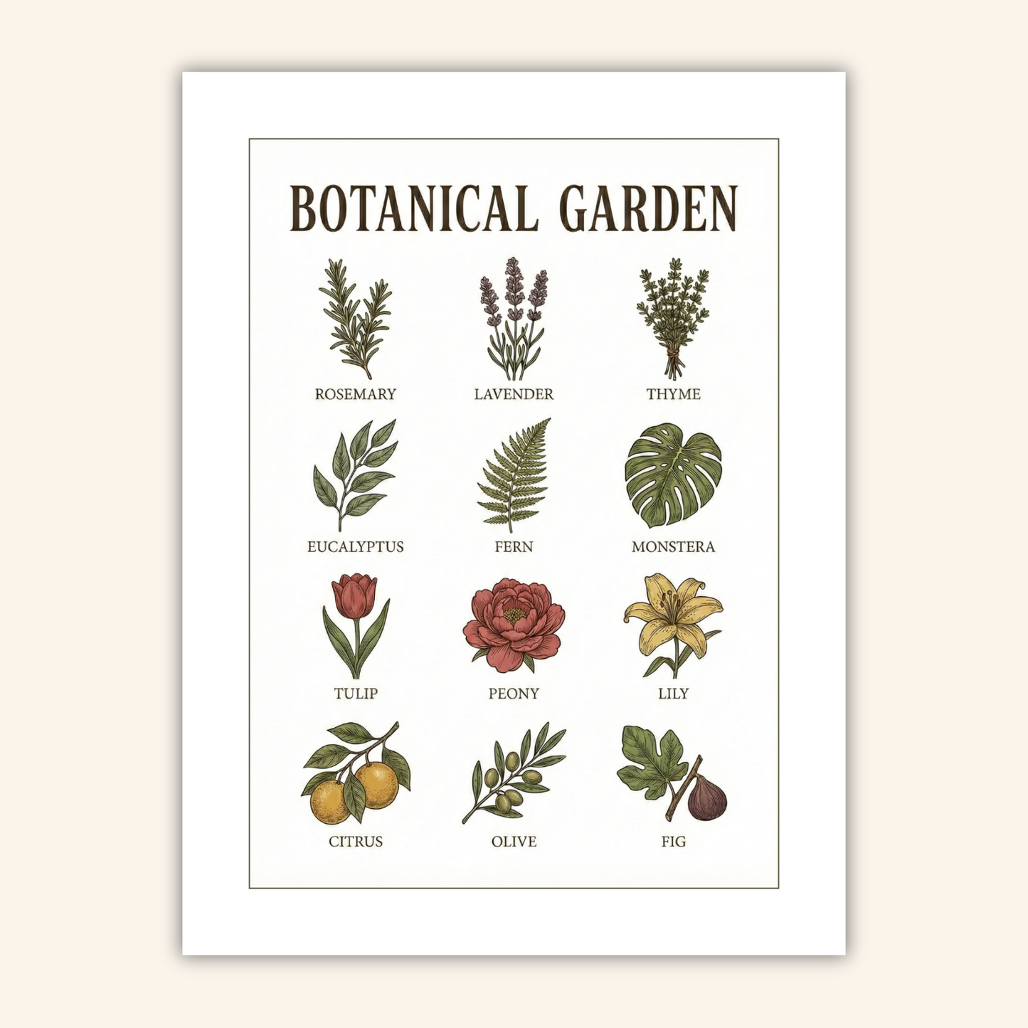 Botanical Garden Poster