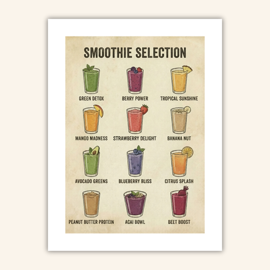 Smoothie Selection Poster