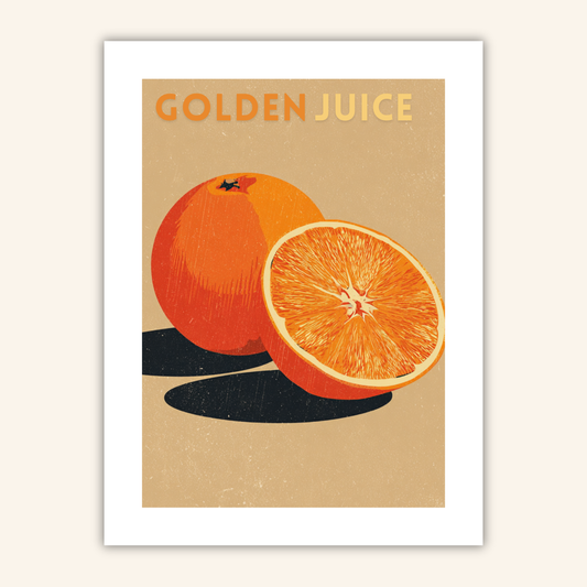 Golden Juice Poster