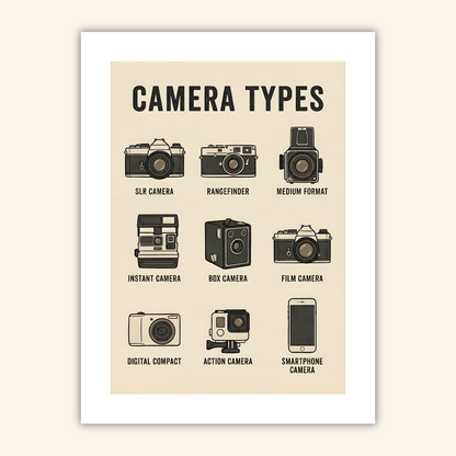 Camera Types Poster