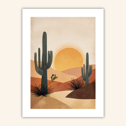 Golden Dunes Poster
