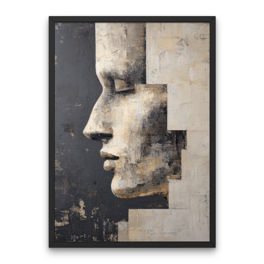 Fragmenta Silence Abstract Poster