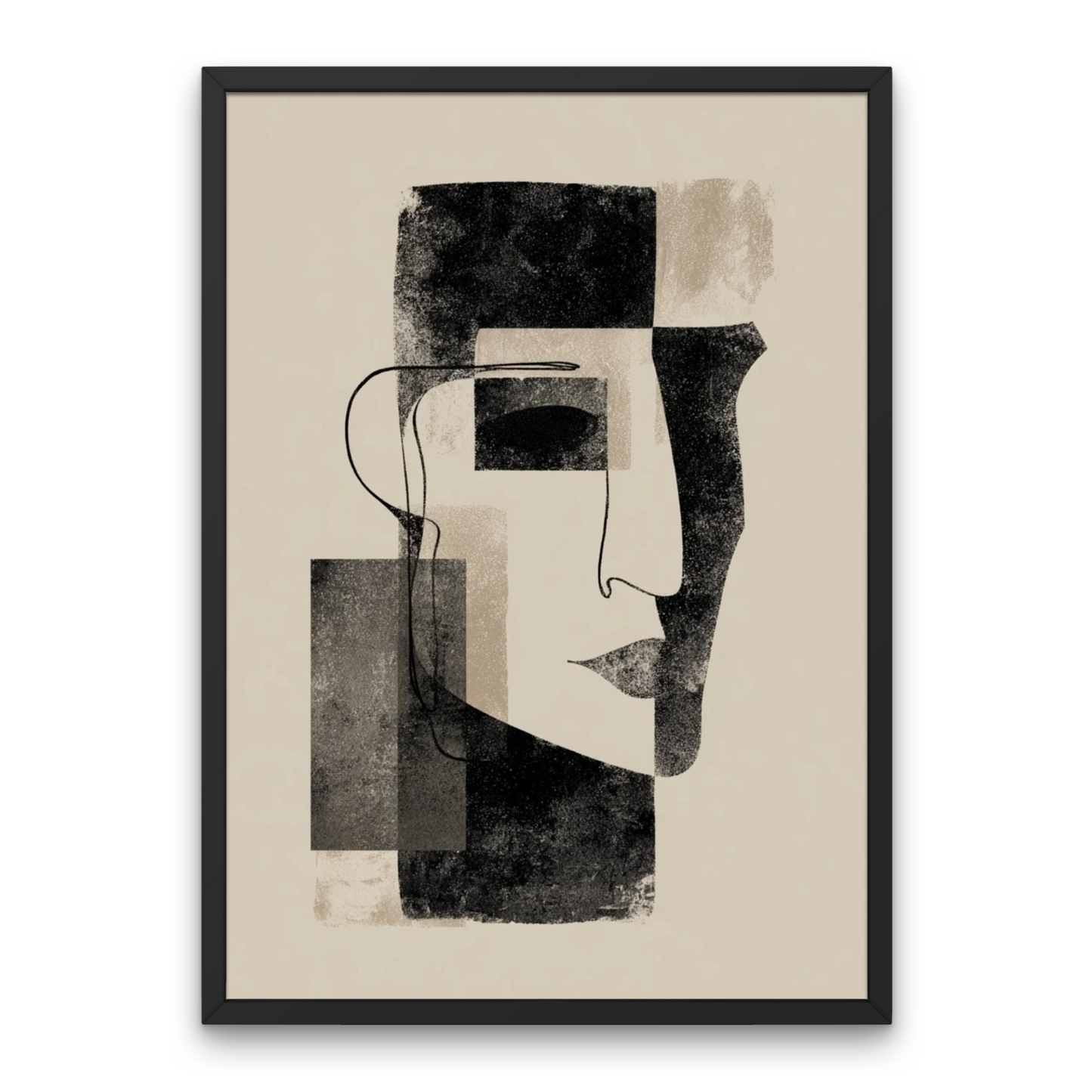 Liora Frame Abstract Poster