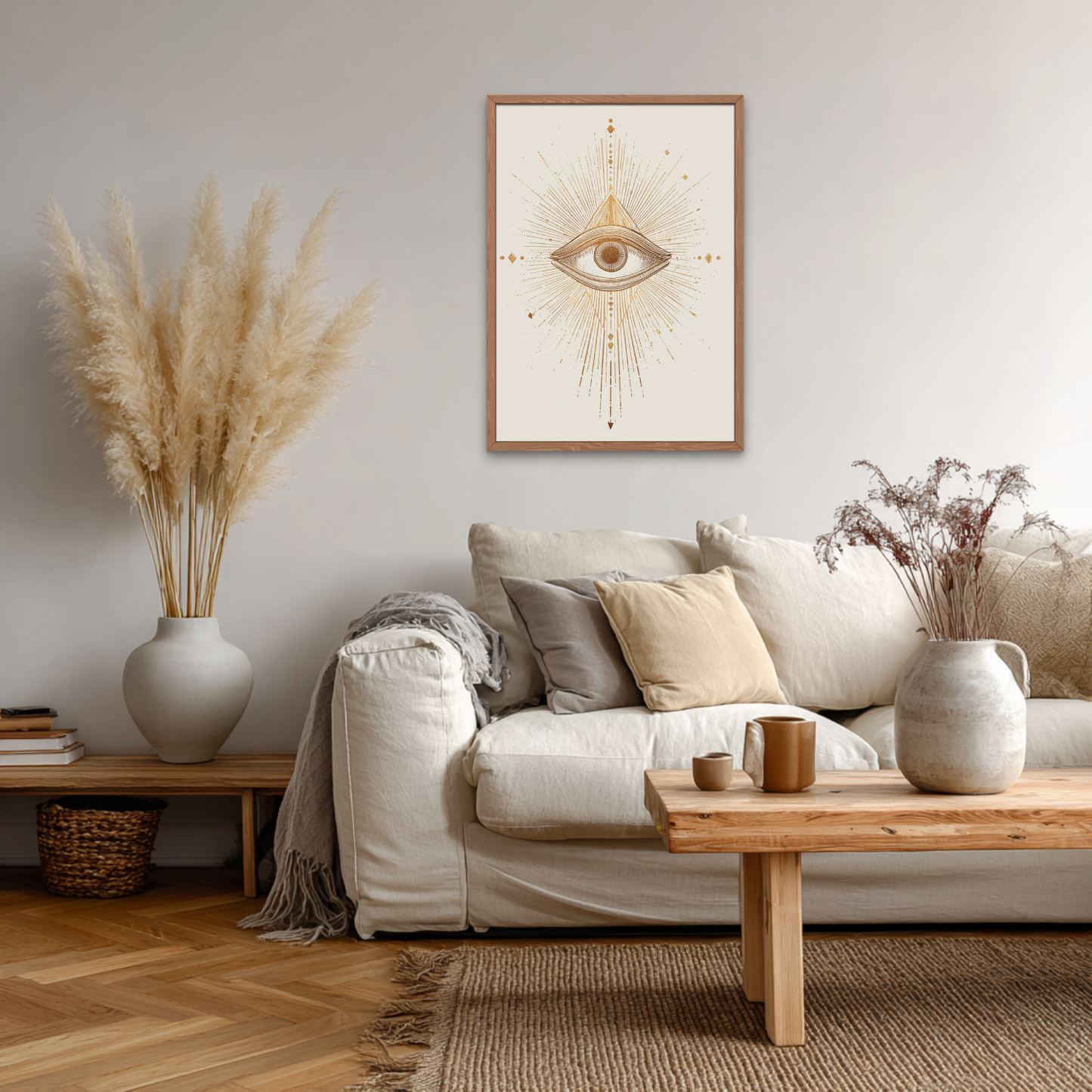 All Seeing Eye Boho Art Poster