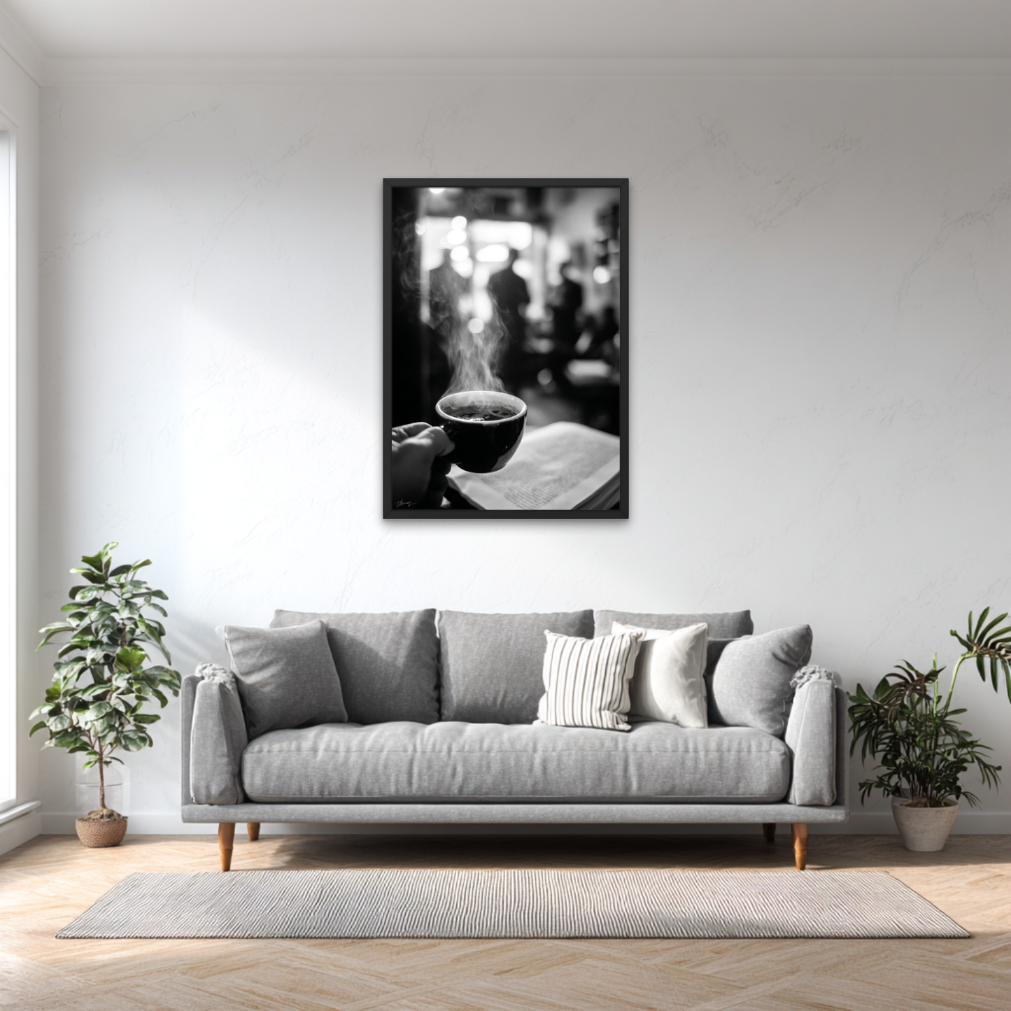 Coffee Steam Dreams Poster