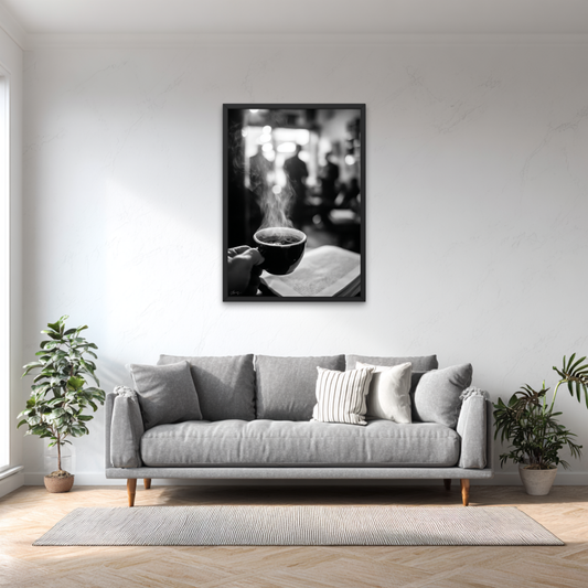 Coffee Steam Dreams Poster