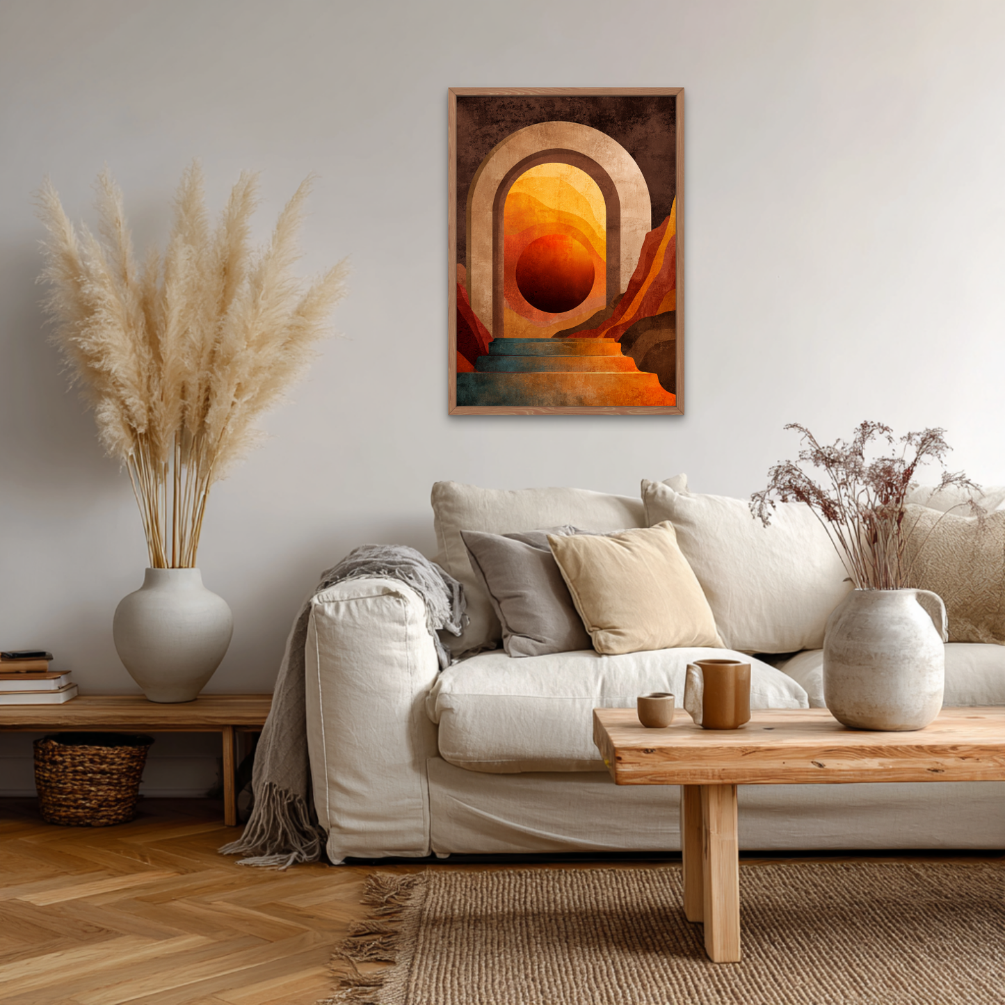 Portal of the Sun Boho Art Poster