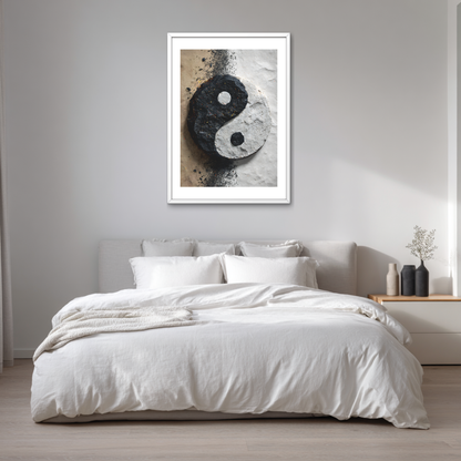 Stone & Sand Yin-Yang Poster