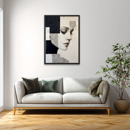 Liora Frame III Abstract Poster