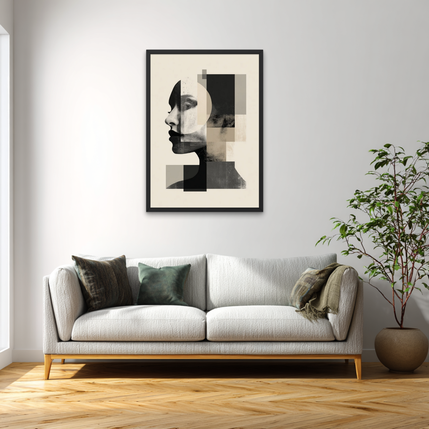 Liora Frame II Abstract Poster