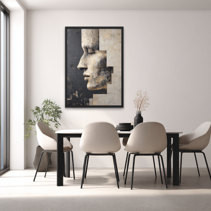 Fragmenta Silence Abstract Poster