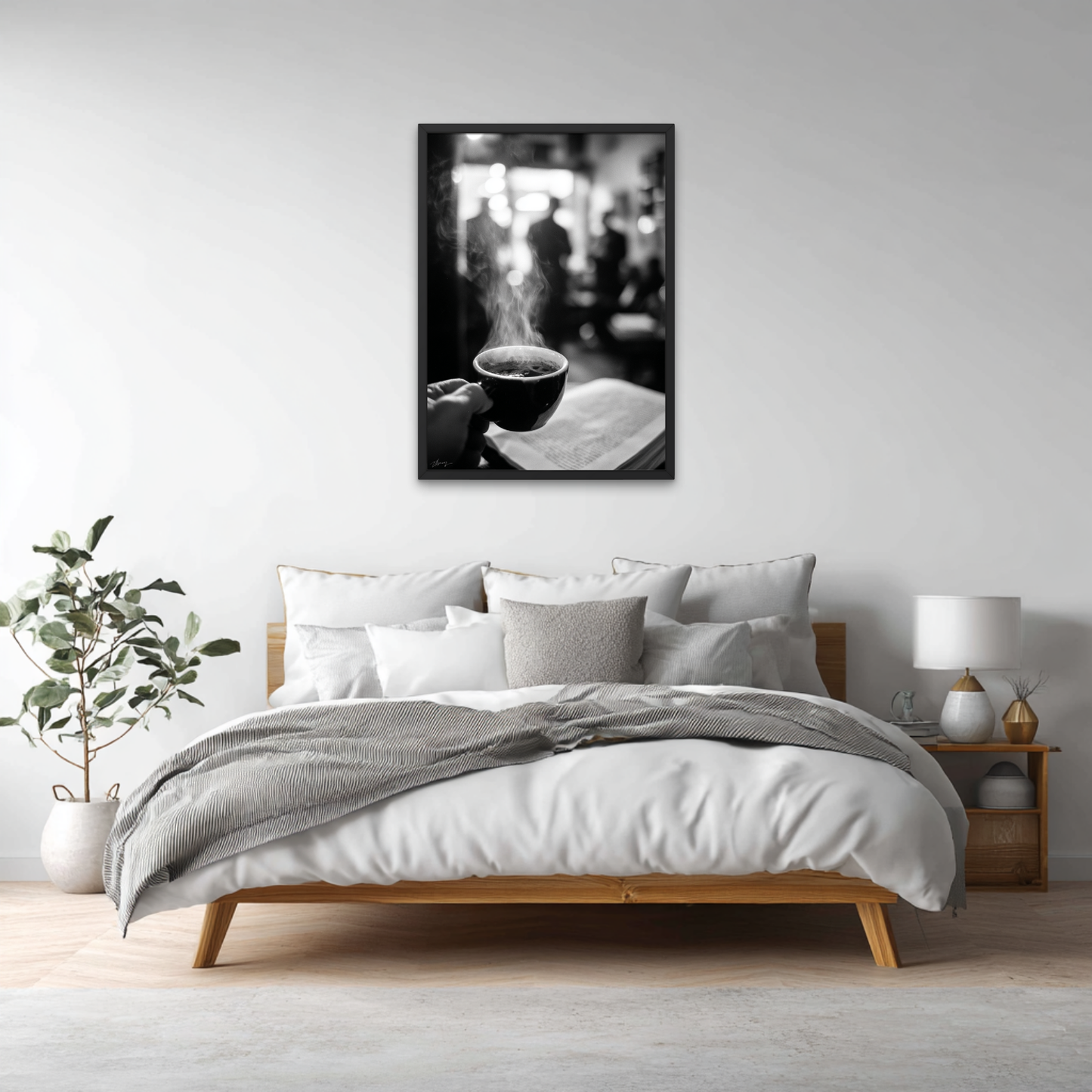 Coffee Steam Dreams Poster