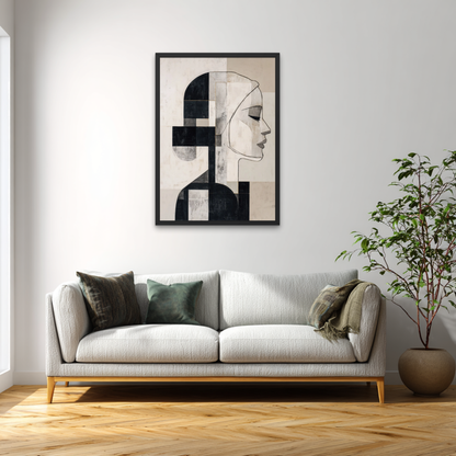 Liora Frame IV Abstract Poster