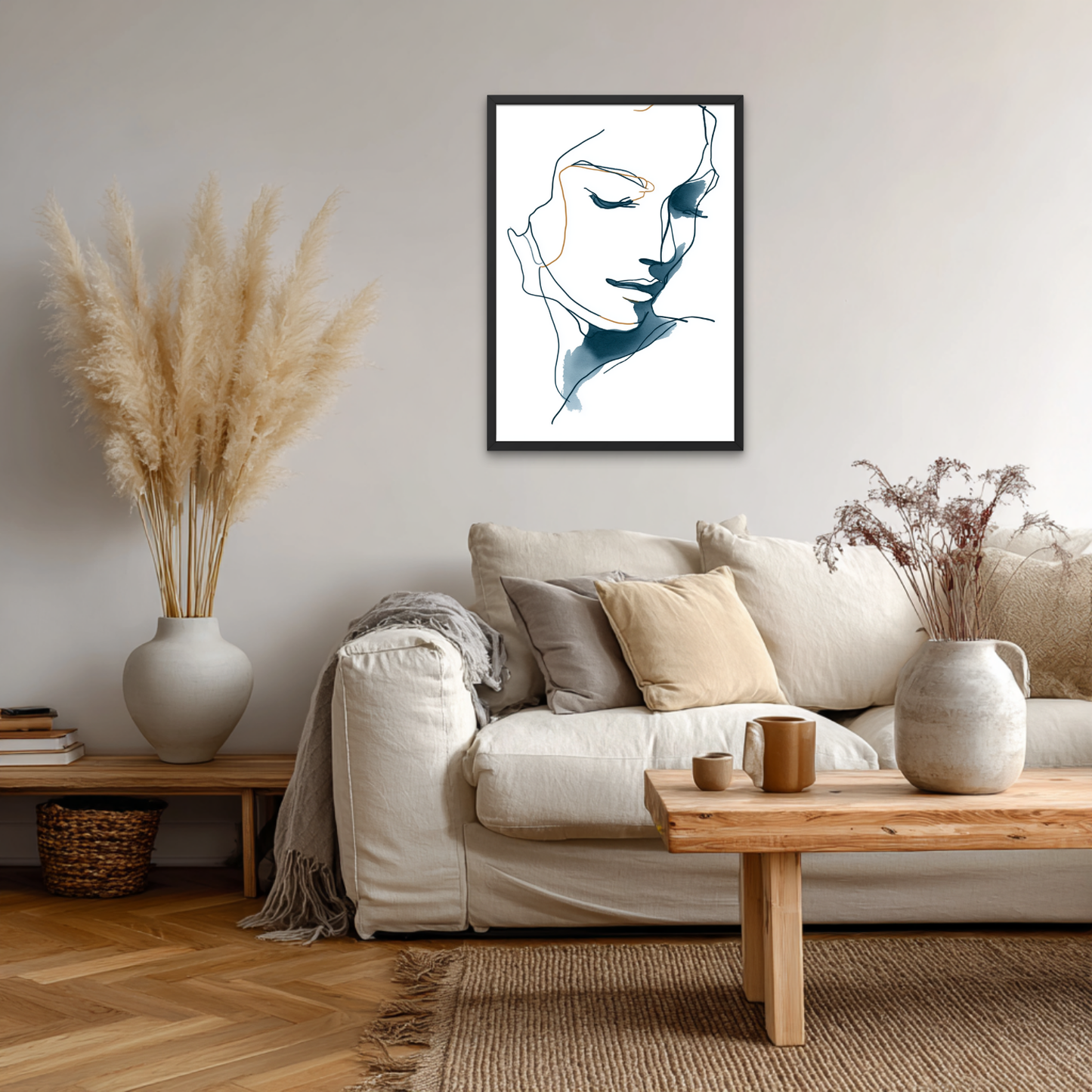 Hidden Smile Minimalistic Poster