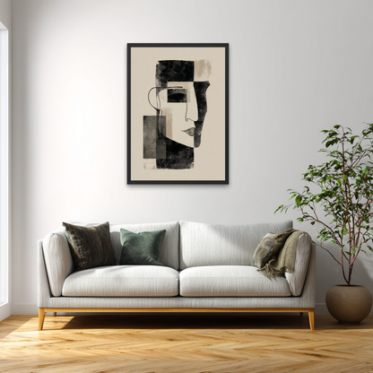 Liora Frame Abstract Poster