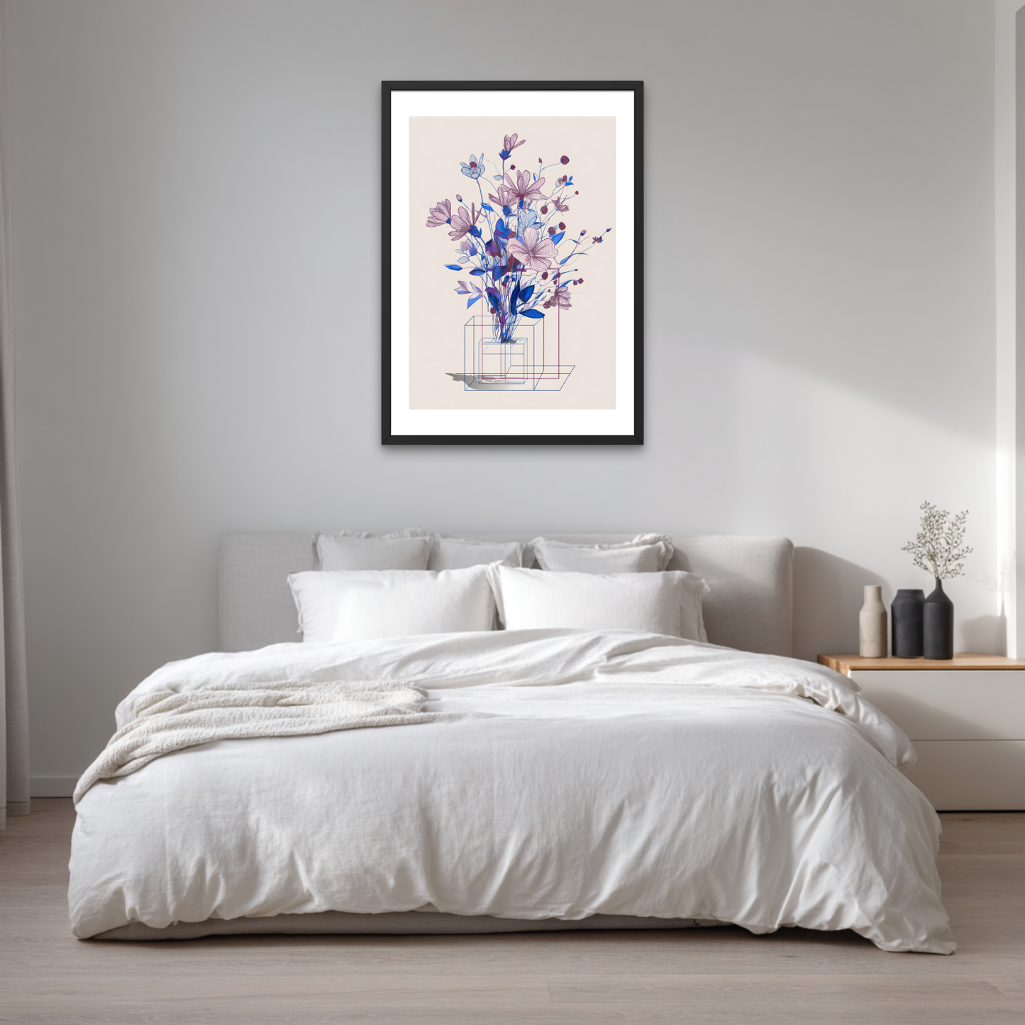 Purple Vase Poster