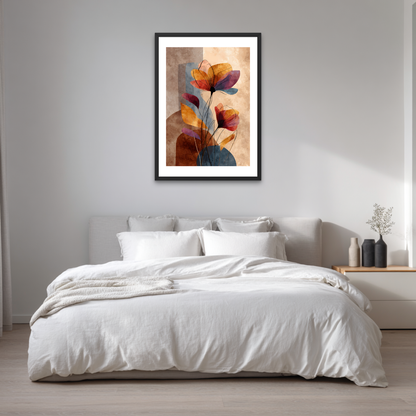 Amber Blossom Poster