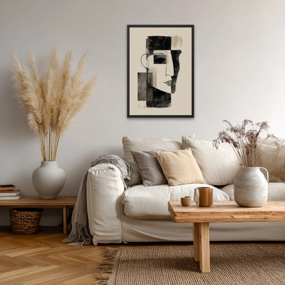 Liora Frame Abstract Poster