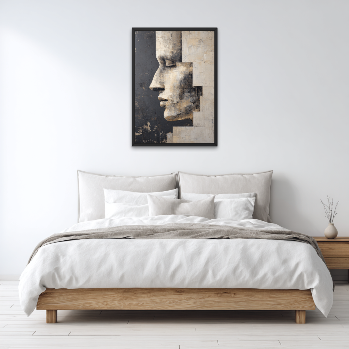 Fragmenta Silence Abstract Poster
