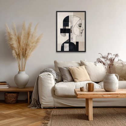 Liora Frame IV Abstract Poster