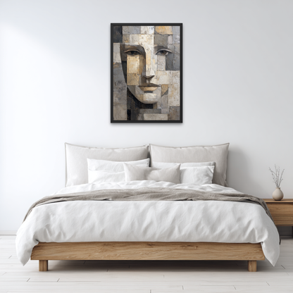 Cubist Gaze Abstract Poster