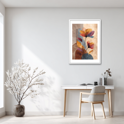 Amber Blossom Poster