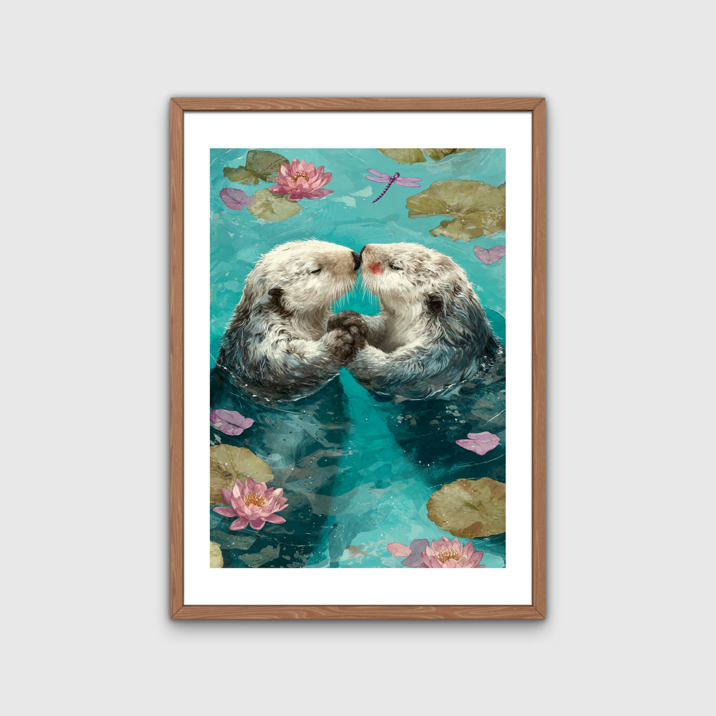 Otter Pärchen Poster