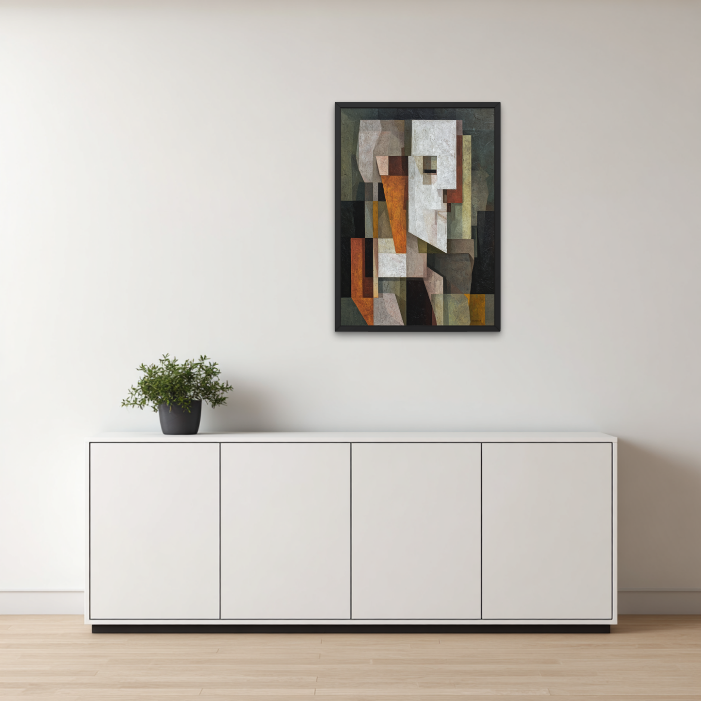 Obscura Form Abstract Poster