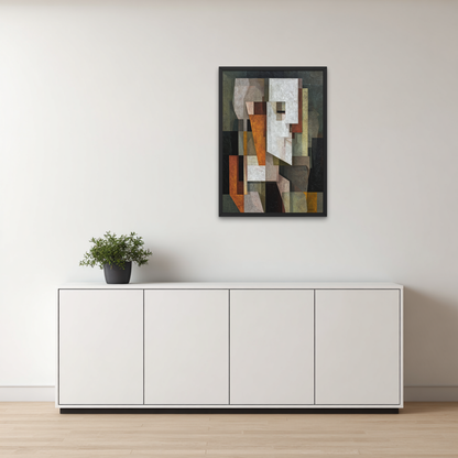 Obscura Form Abstract Poster