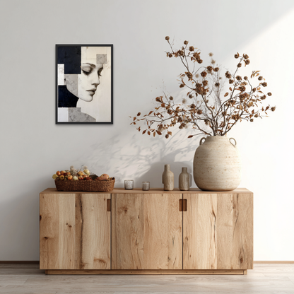 Liora Frame III Abstract Poster