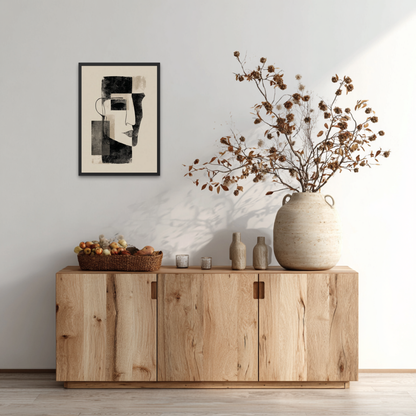 Liora Frame Abstract Poster