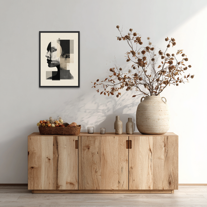 Liora Frame II Abstract Poster