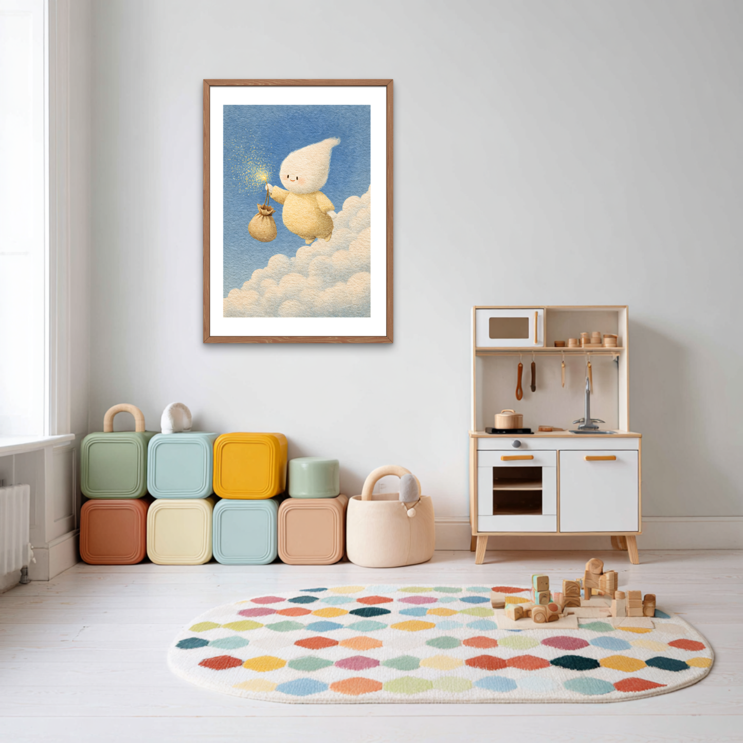 Cloudy Sand Poster