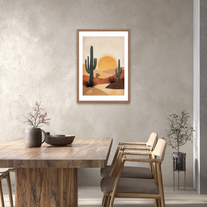 Golden Dunes Poster