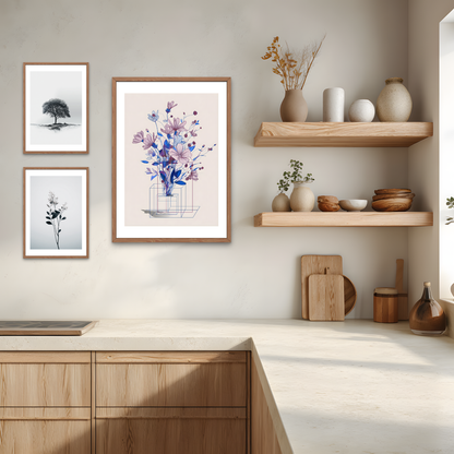 Purple Vase Poster
