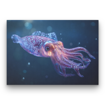 Exotic Squid Leinwandbild