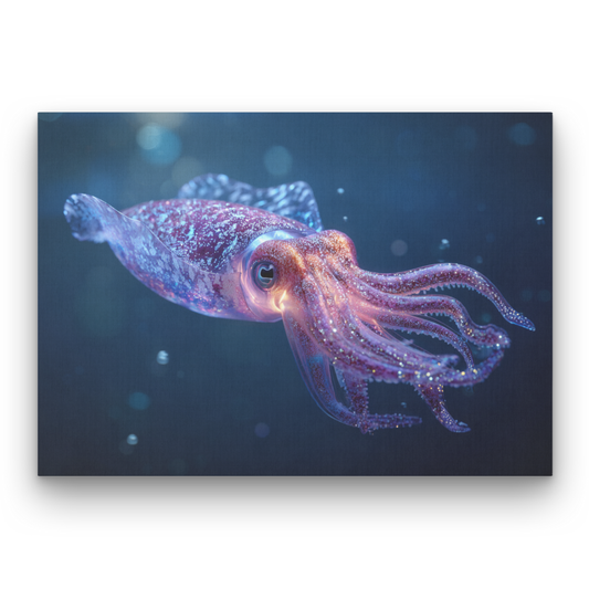 Exotic Squid Leinwandbild