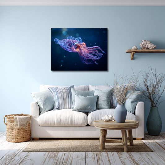 Exotic Squid Leinwandbild