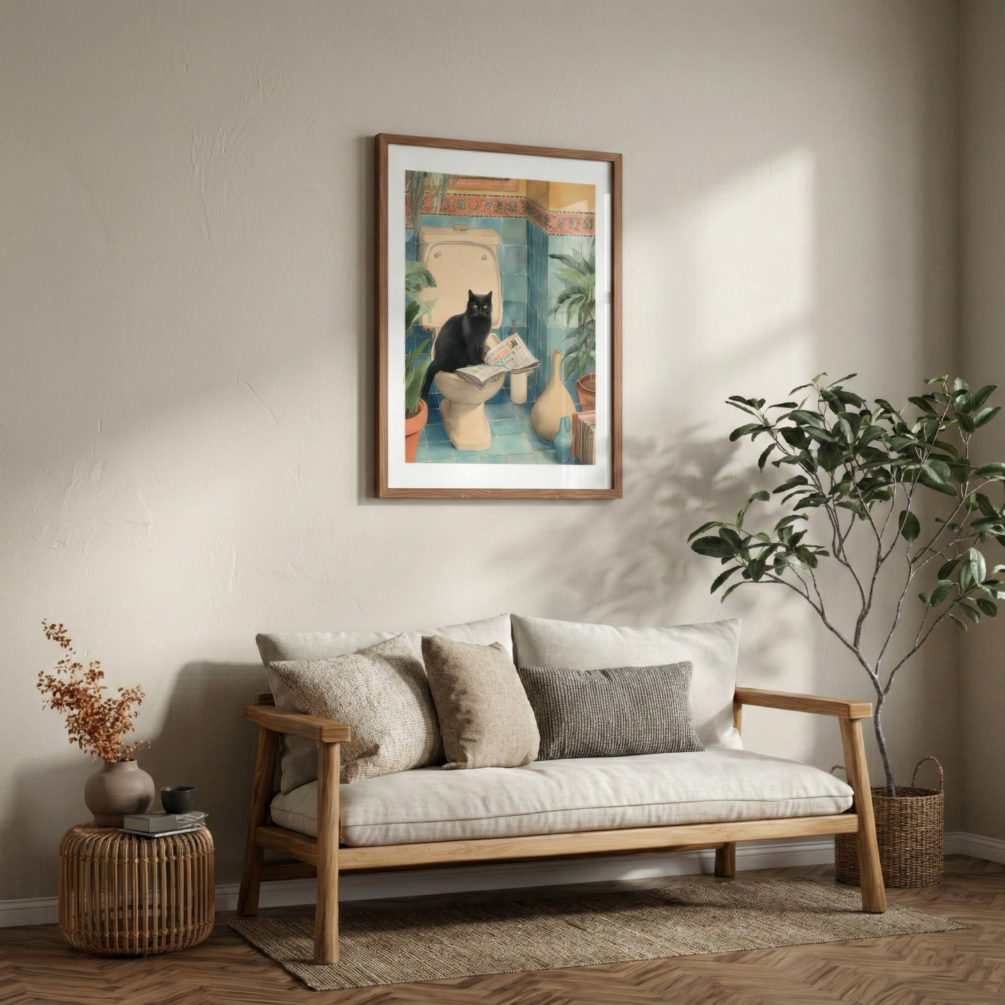 Busted Katze Poster