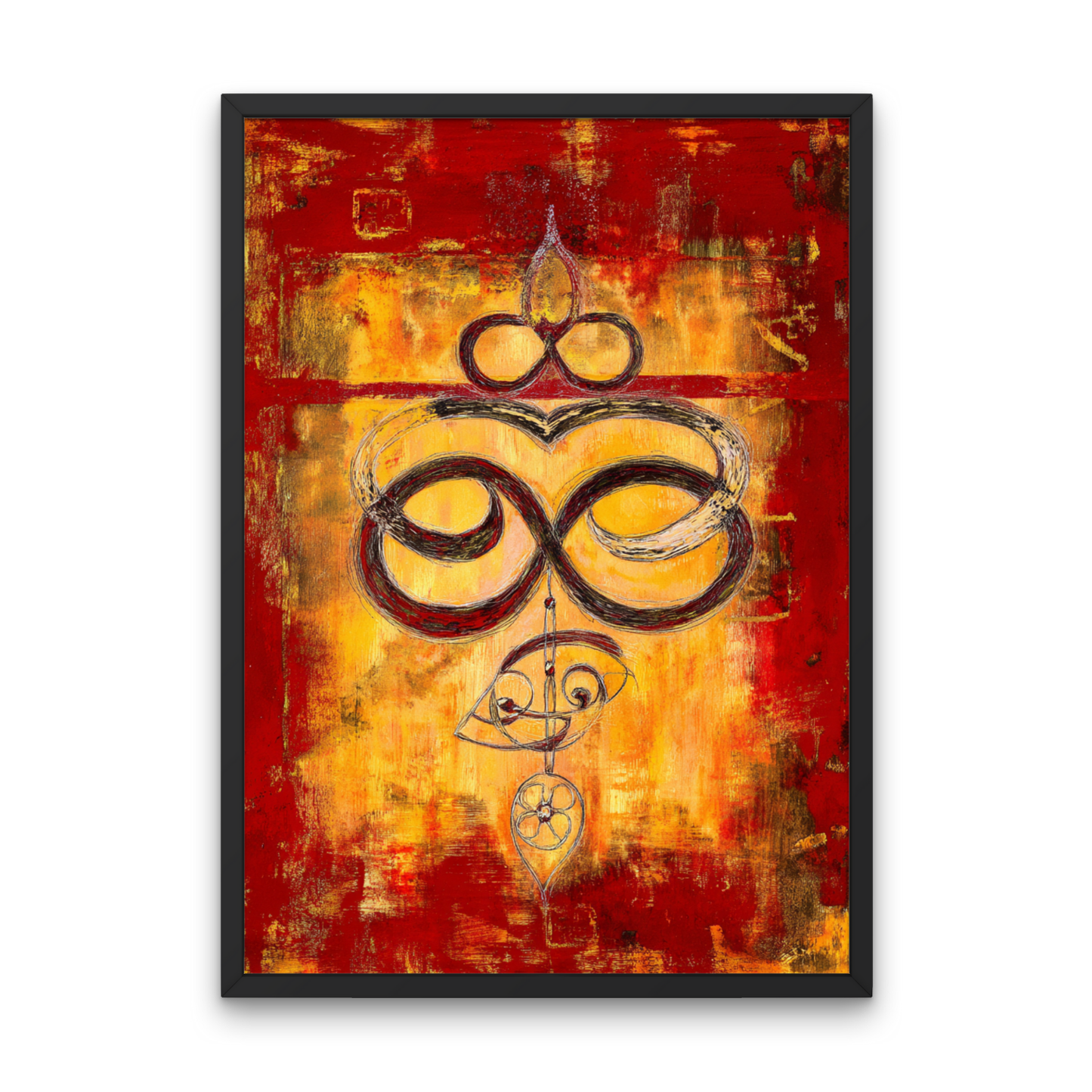 Meditation Symbols Poster