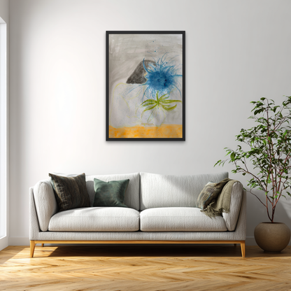 Nesxcoop - "Blüte im Sturm" Poster