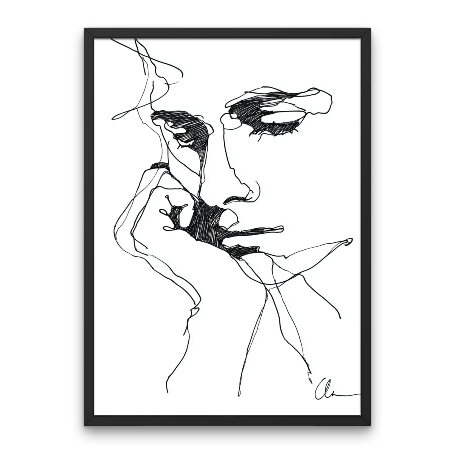 The Thinker Minimalistic Poster