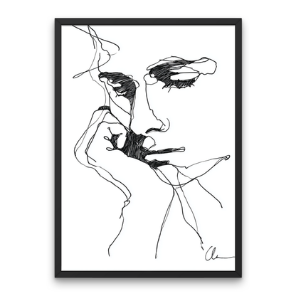 The Thinker Minimalistic Poster
