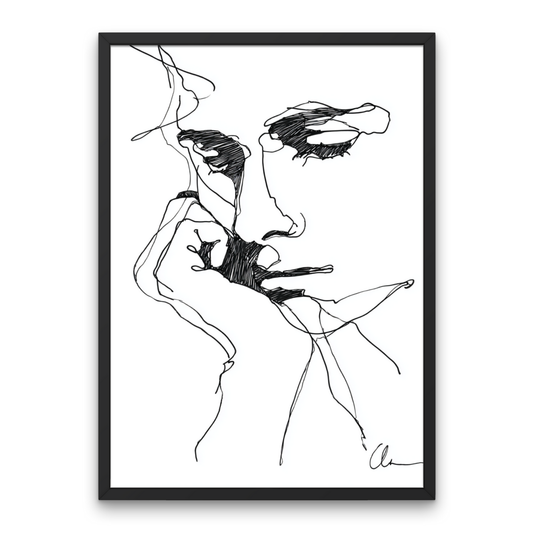 The Thinker Minimalistic Poster