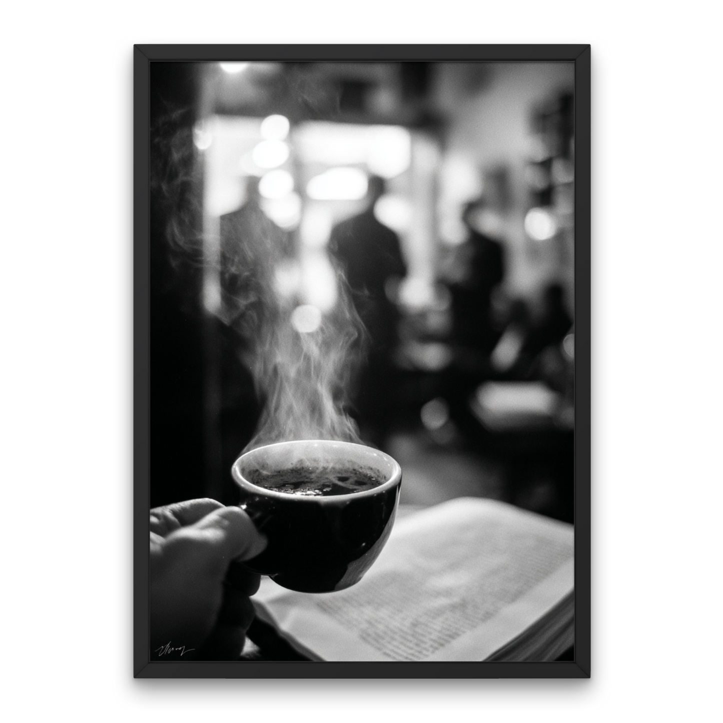 Coffee Steam Dreams Poster