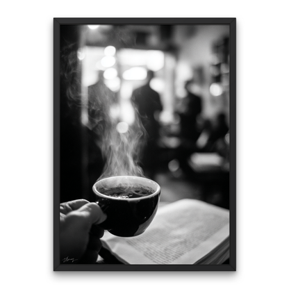 Coffee Steam Dreams Poster